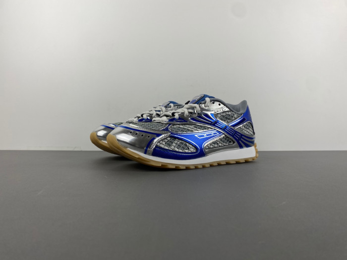 b0tte*a Ven*ta silver & blue orbit sneakers 241798f128005