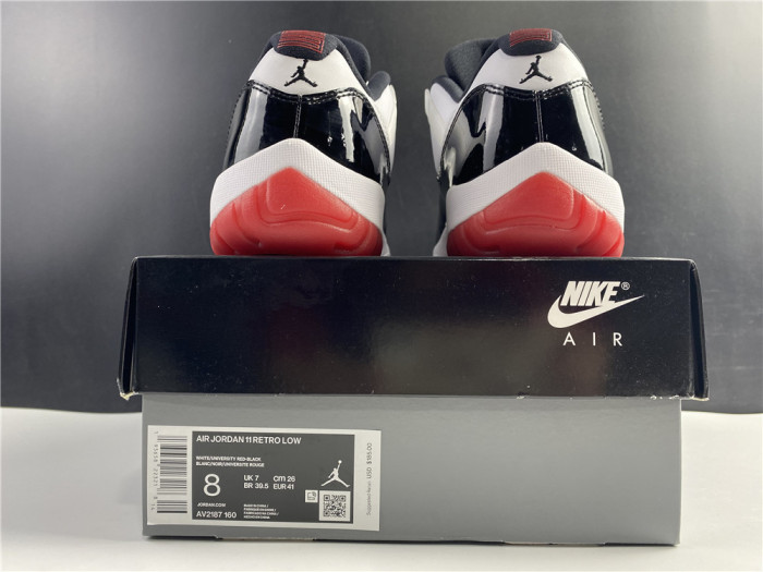 air jordan 11 low concord bred av2187-160
