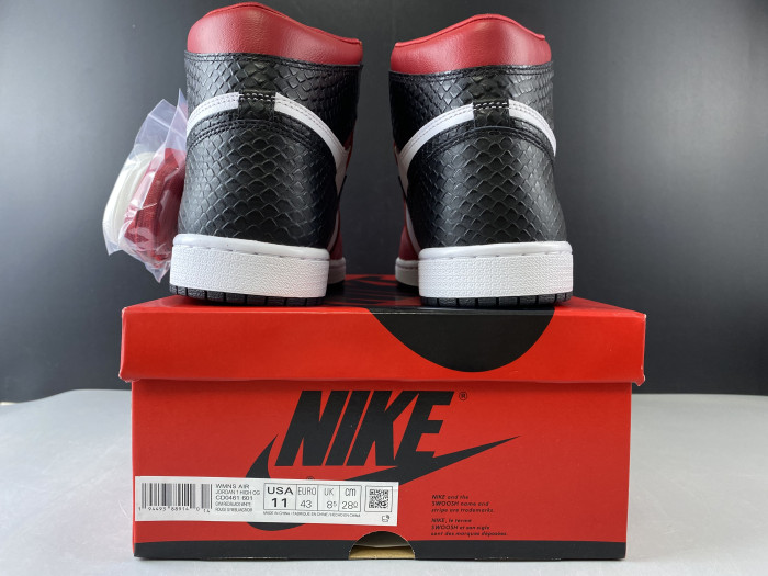 air jordan 1 high retro "satin snake" - cd0461-601