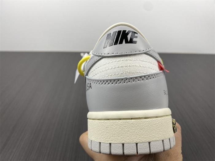 nike dunk low off-white lot 27 dm1602-120
