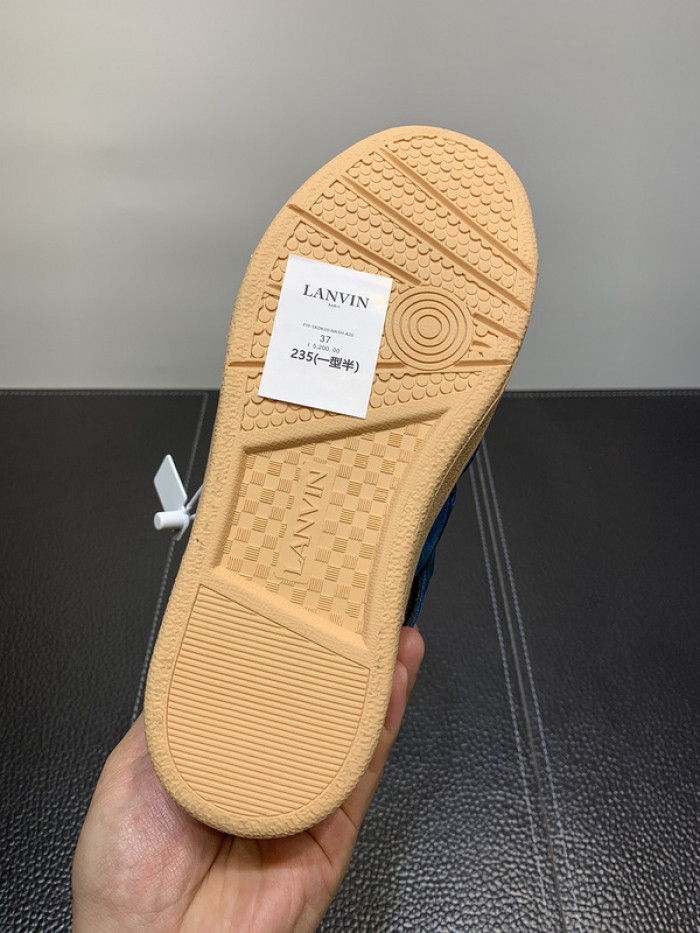 lanvin curb sneaker
