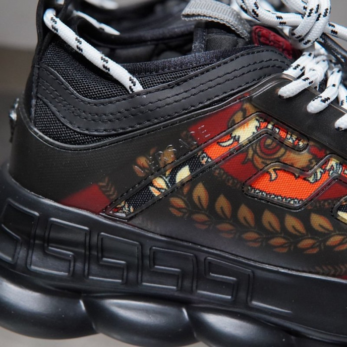 vse chain reaction black sneaker