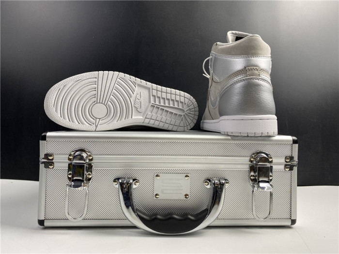 air jordan 1 japan neutral grey metallic silver dc1788-029 (with special box)