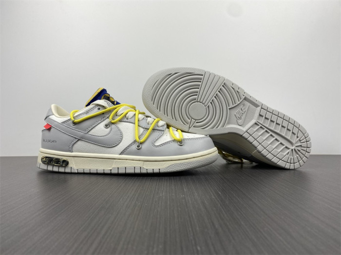 nike dunk low off-white lot 27 dm1602-120