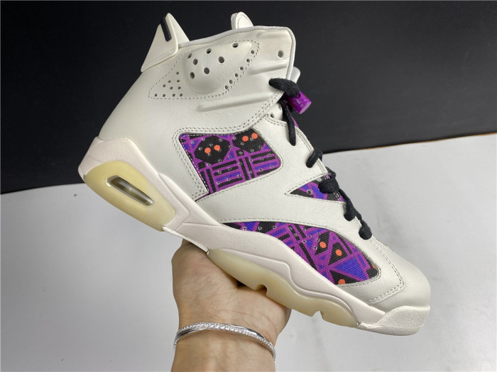 air jordan 6 retro quai54 sail black cz4152-101