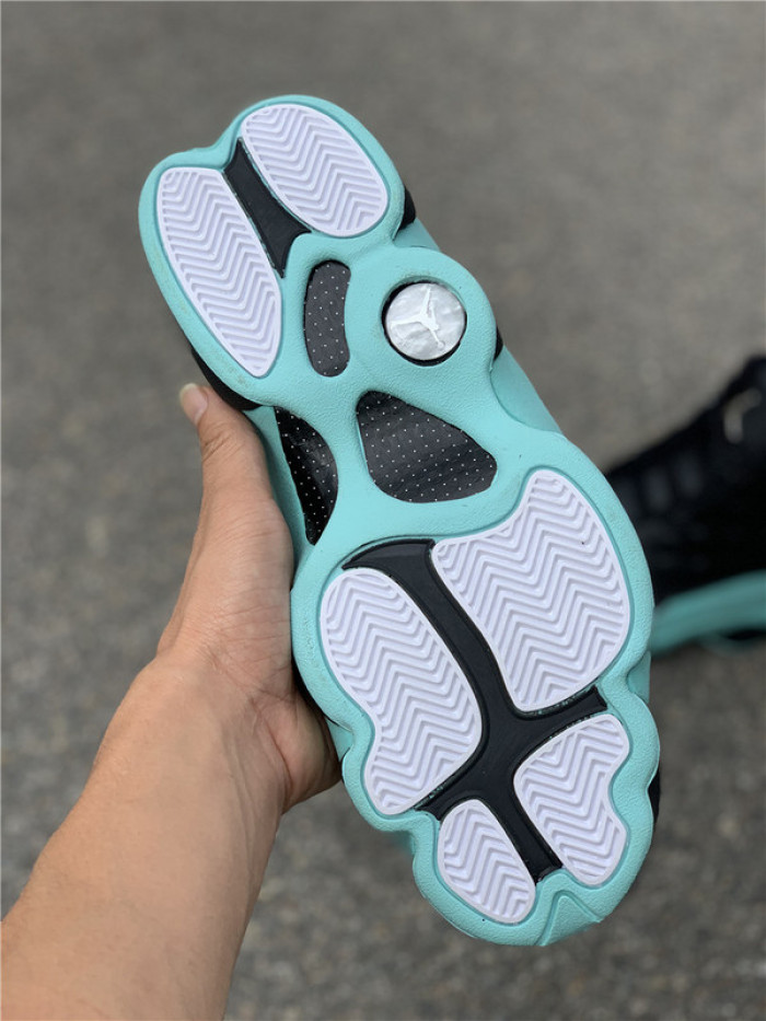 jordan 13 retro black island green - 414571-030