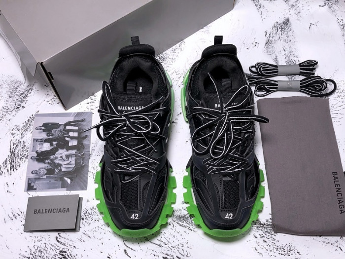 bl tess s. gomma trek low sneakers black green h903p036