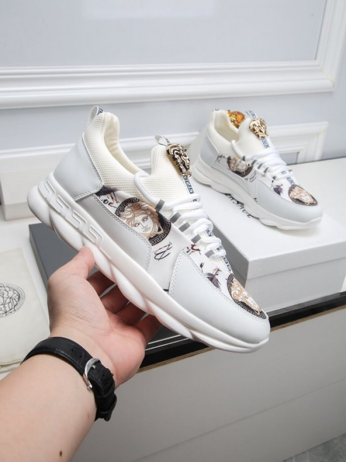 vse chain reaction white sneaker