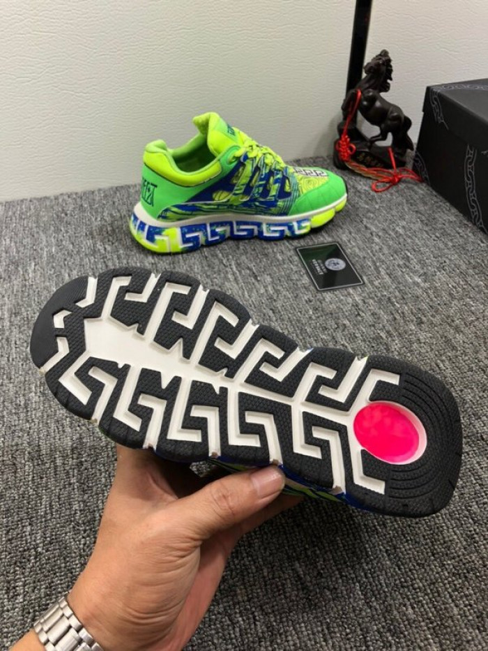 vse chain reaction green sneaker