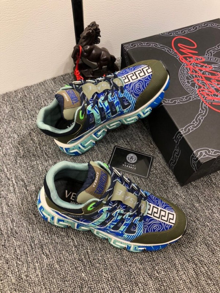 vse chain reaction blue sneaker