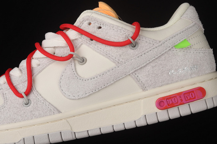 nike dunk low off-white lot 40 dj0950-103